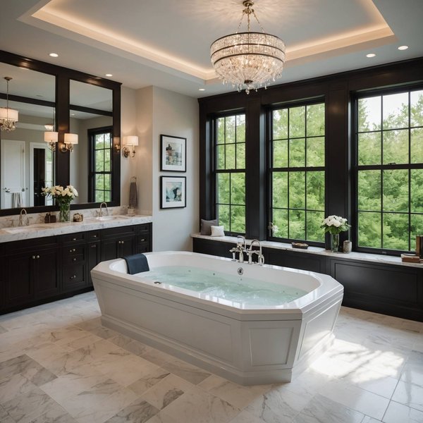 Optimisez Votre Bien-être Immobilier : Luxueuse Baignoire Balnéo Haute Gamme